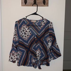 Cropped blouse